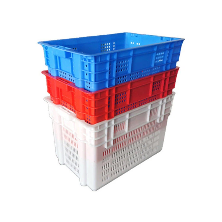Collapsible Plastic Basket with Handles